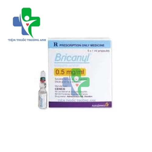 Bricanyl Inj.0.5mg/ml - Thuốc điều trị hen phế quản của Cenexi